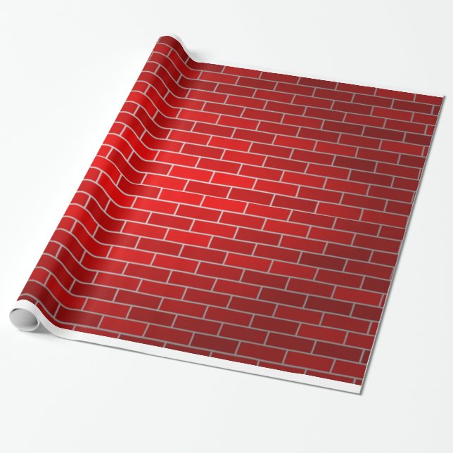 Red Brick Background Presentpapper (Utrullad)