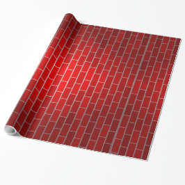 Red Brick Background Presentpapper