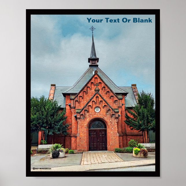 Red Brick Church, Bielefeld Poster (Framsidan)