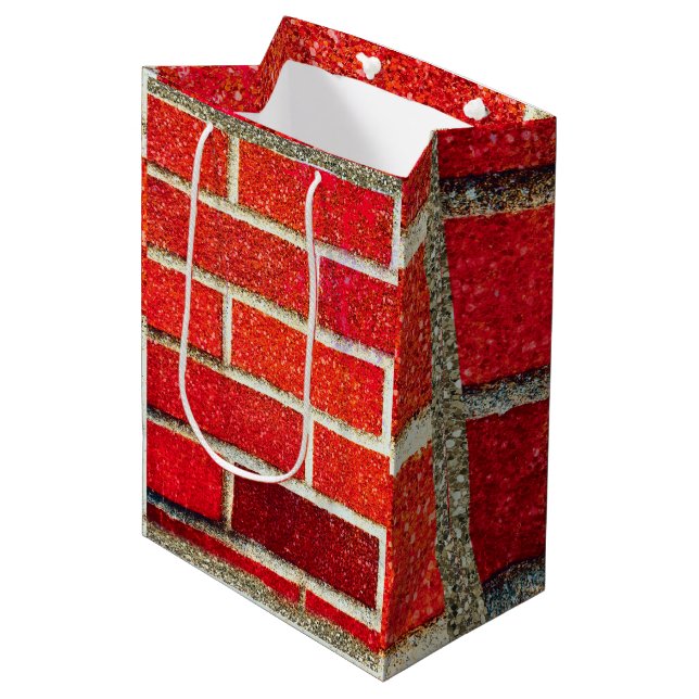 Red Brick & Glitter Helgdag Naughty eller Nice Par (Framsidan Vinklad)