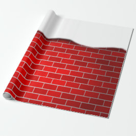 Red Brick med Snö Drift Presentpapper