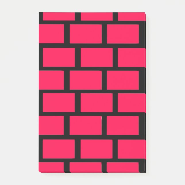 RED BRICK WALL POST-IT BLOCK (Framsida)