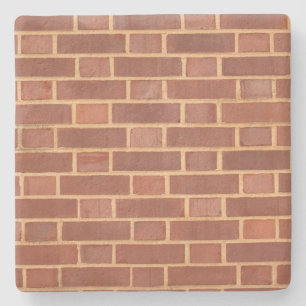 Red Brick Wall Struktur, Square underlägg