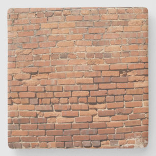 Red Brick Wall Struktur, Square underlägg