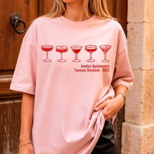 Red Bridesmaid Espresso Martini Bachelorette T Shirt