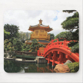 Red Bridge Mouse Pad Musmatta