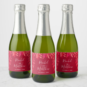 Red Bröllop Firande Mini Sparkling Vin