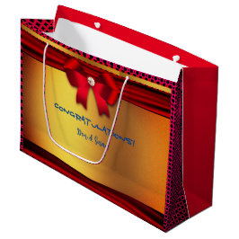 Red - Bröllop Firande & More- Large Gift Bag