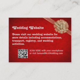 Red Bröllop Tilläggskort