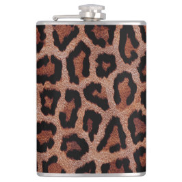 Red Brown Black Leopard Animal Print Fickplunta