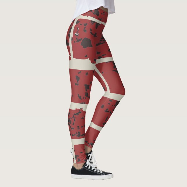 Red-Brown-Brick | Zazzle_Growshop Leggings (Höger)