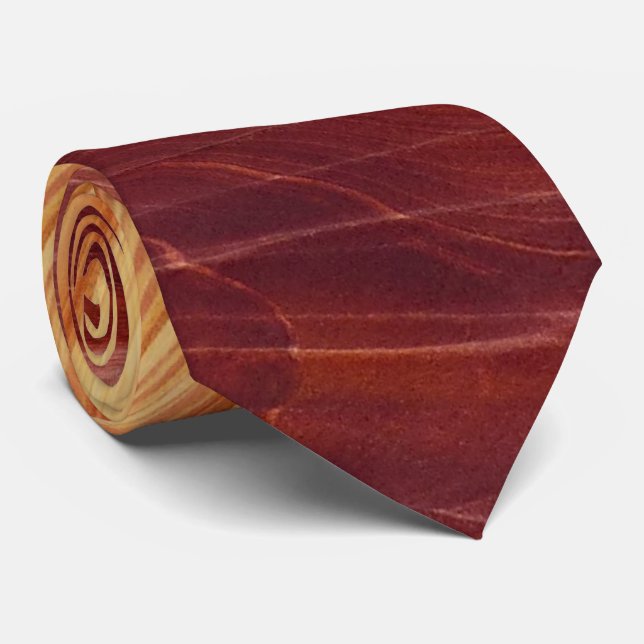 Red Brown Canyon Abstrakt, sydväst Slips (Rullad)