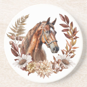Red Brown Sorrel Horse Autumn Wandeans Underlägg