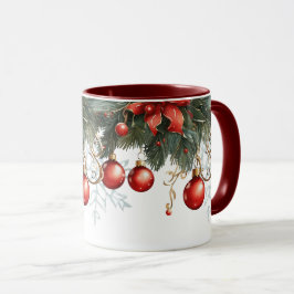 Red Bubble christmas Mugg