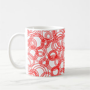 Red Bubbles Coffee Mugg