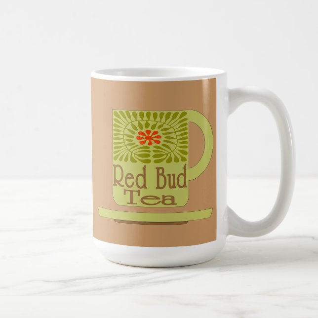 Red Bud Tea Logotyp Kaffemugg (Höger)