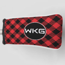 Red Buffa Play Custated Golf Blade Putter Cover