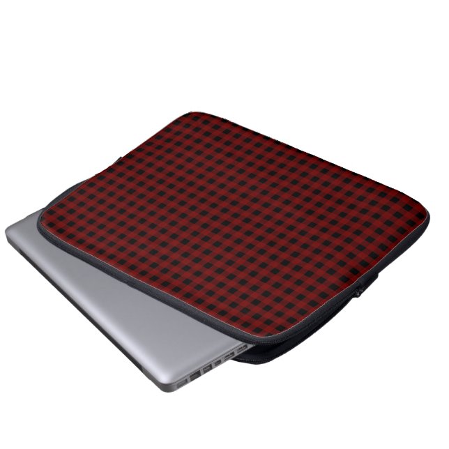Red Buffalo Check Laptop Fodral (Framre botten)