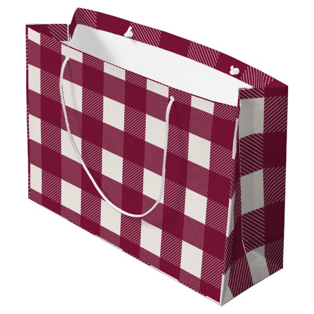 Red Buffalo Check Play Girly Cute Minimalistic (Baksidan Vinklad)