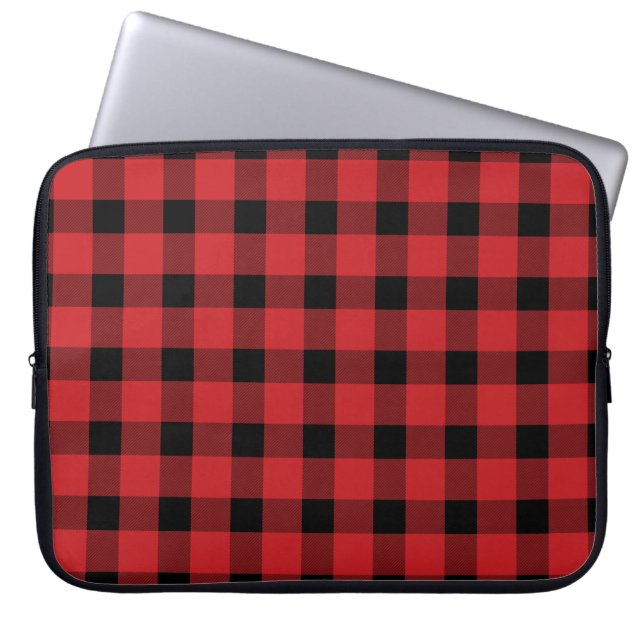 Red Buffalo Land Lumberjack Play Laptop Fodral (Framsidan)