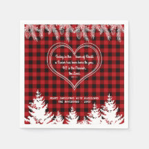 Red Buffalo Mönster Bible Verse jul Gräs