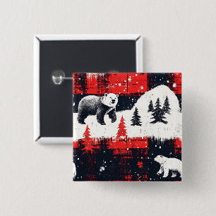 Red Buffalo Plaids Polar Bear Knapp