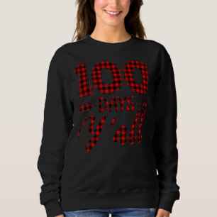 Red Buffalo Play 100th Y'all Teacher Lycklig 100 D T Shirt