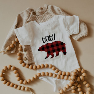 Red Buffalo Play Baby Bear Helgdag T Shirt