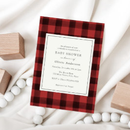 Red Buffalo Play Baby Shower-inbjudan Inbjudningar