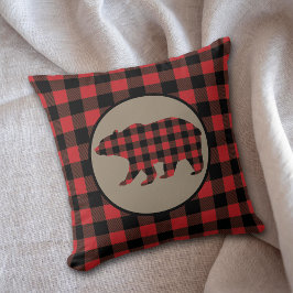 Red Buffalo Play Bear Kudde