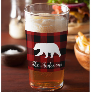 Red Buffalo Play & Bear   Namn Gift Glaskopp