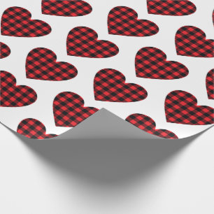 Red Buffalo Play Hearts Land Rustic Presentpapper