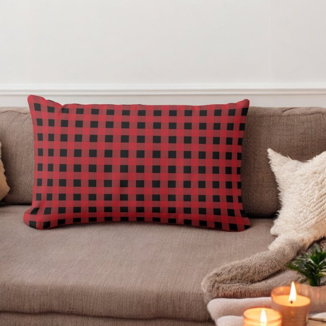 Red Buffalo Play Helgdag Pillow Lumbarkudde (Skapare uppladdad)