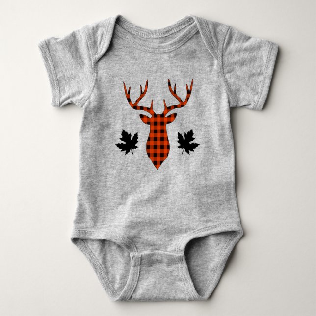 Red Buffalo Play Hjort Buck Maple Löv T Shirt (Framsida)