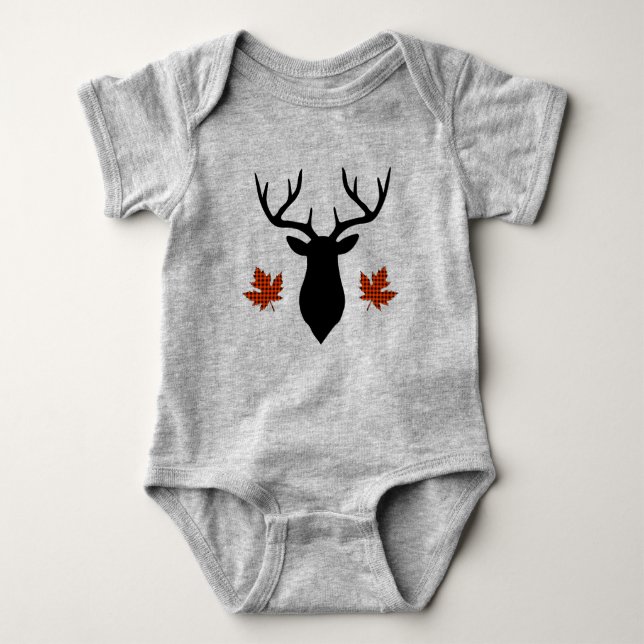 Red Buffalo Play Hjort Buck Maple Löv T Shirt (Framsida)