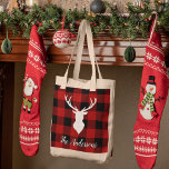 Red Buffalo Play & Hjort | Namn Gift Tygkasse<br><div class="desc">Red Buffalo Play & Hjort | Namn Gift</div>