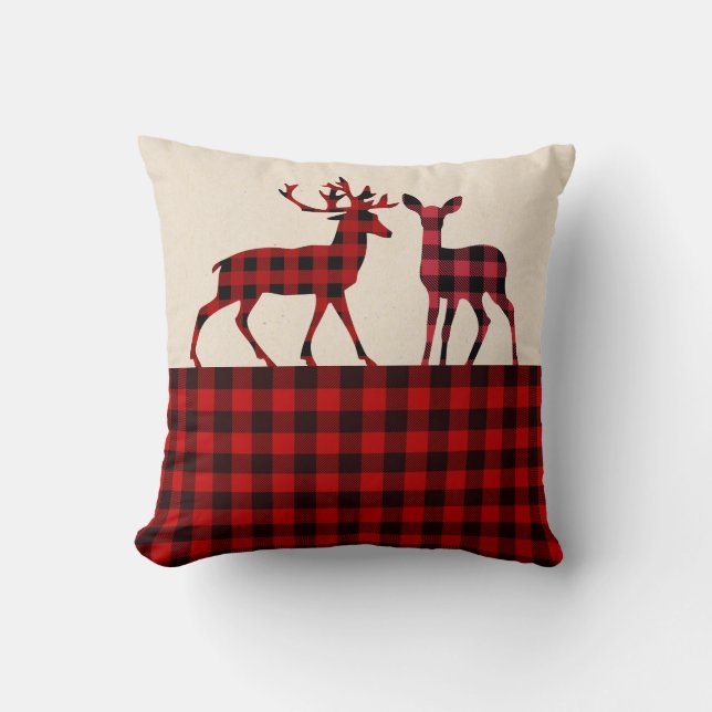 Red Buffalo Play Hjort Pillow Kudde (Framsida)