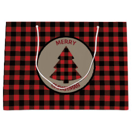 Red Buffalo Play Julgran Large Gift Bag