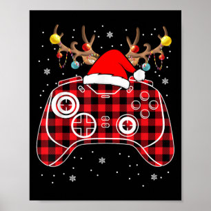 Red Buffalo Play-julspel Video Game Julafton Poster