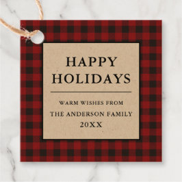 Red Buffalo Play Kraft Glad helg Gåvor Etiketter