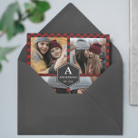 Red Buffalo Play Lumberjack Family Photo Collage<br><div class="desc">Ladda upp dina favoritfoton för att göra din egen unika personlig-fotogåva.</div>