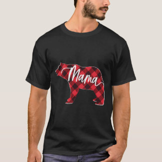 Red Buffalo Play Mamma Bear Matching Family Kristu T Shirt