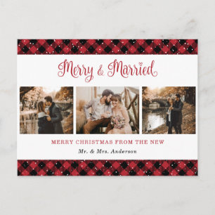 Red Buffalo Play Married och Merry Newlyweds Helg Vykort