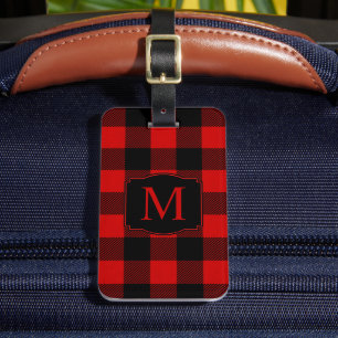 Red Buffalo Play med Anpassningsbar Monogram Bagagebricka