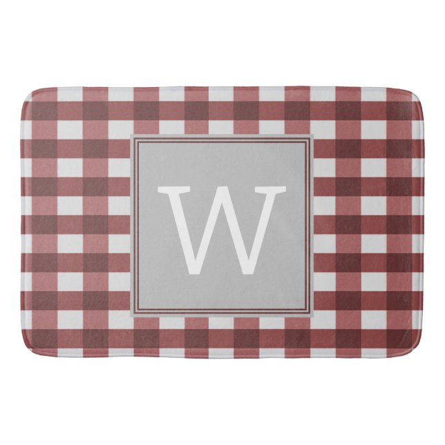 Red Buffalo Play Monogram Bath Mat Badrumsmatta (Framsidan)