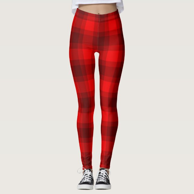 Red Buffalo Play Mönster Leggings (Framsida)