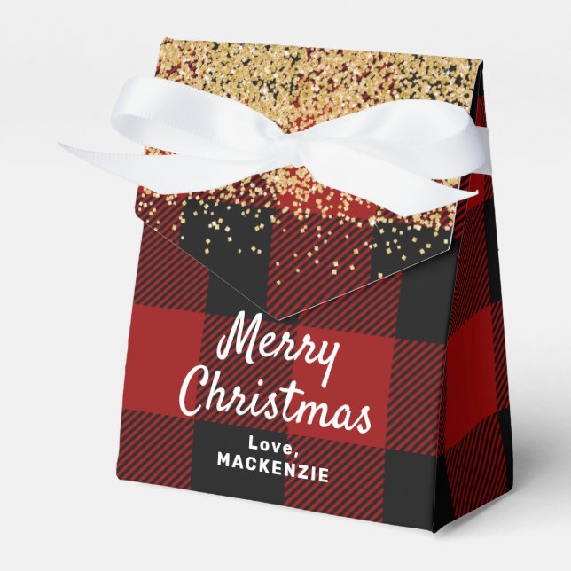 Red Buffalo Play och Guld-julen Presentaskar (Framsidan Sidan)