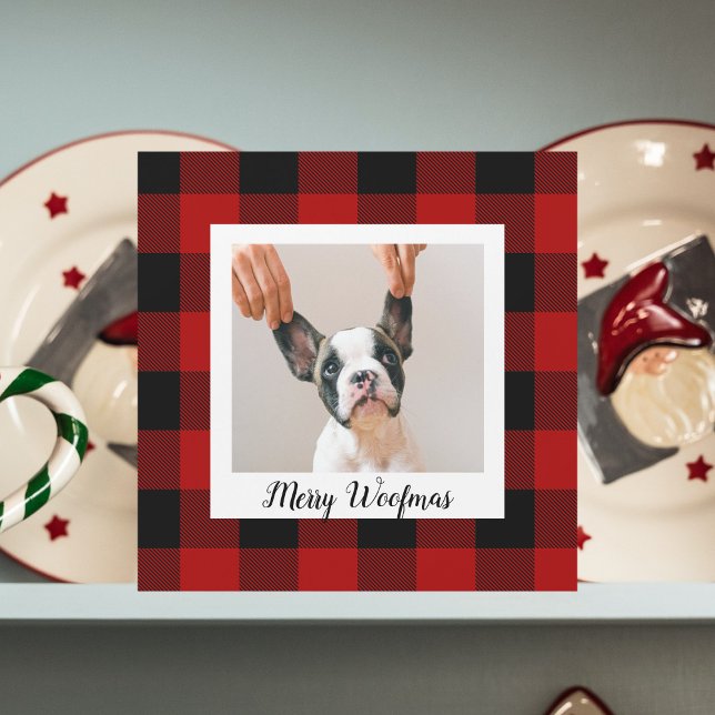 Red Buffalo Play och Merry Woofmas med Hund Photo (Skapare uppladdad)