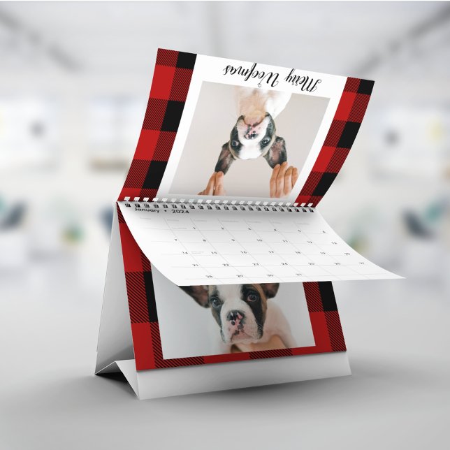 Red Buffalo Play och Merry Woofmas med Hund Photo Kalender (Skapare uppladdad)