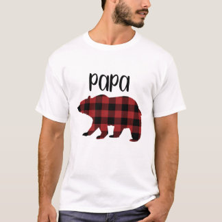 Red Buffalo Play Pappa Bear Helgdag Gift T Shirt